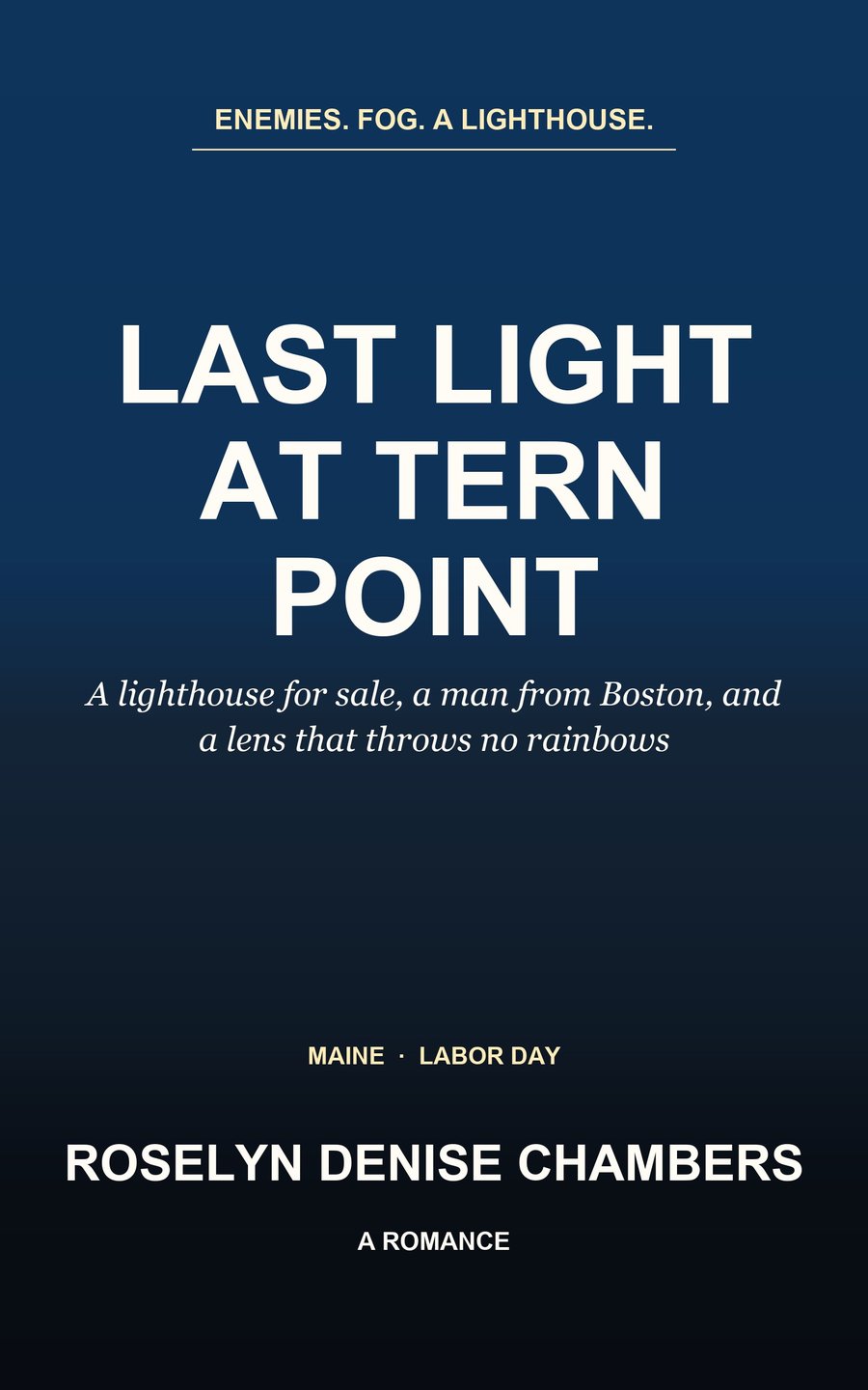 Cover of Last Light at Tern Point by Roselyn Denise Chambers