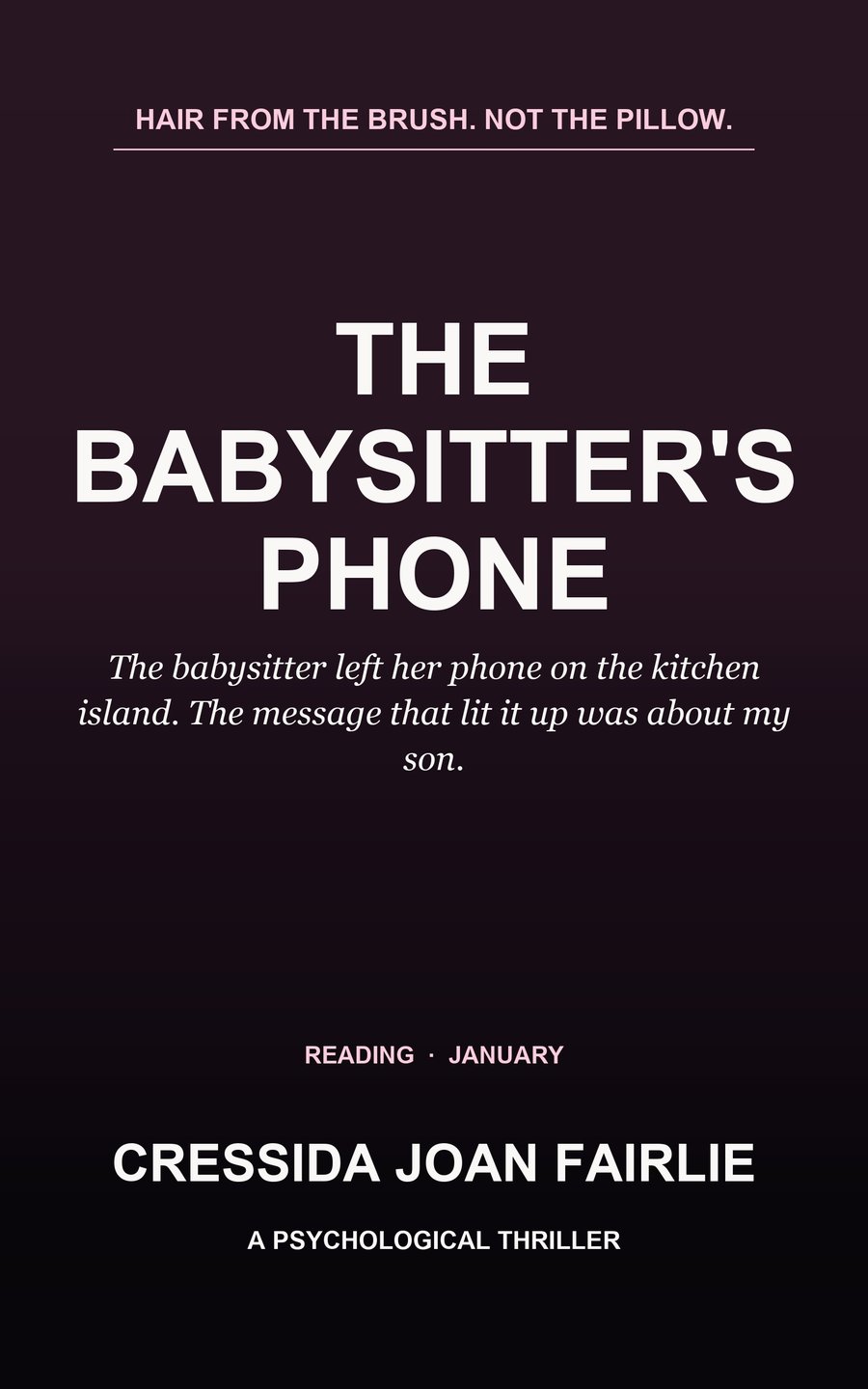 Cover of The Babysitter's Phone by Cressida Joan Fairlie