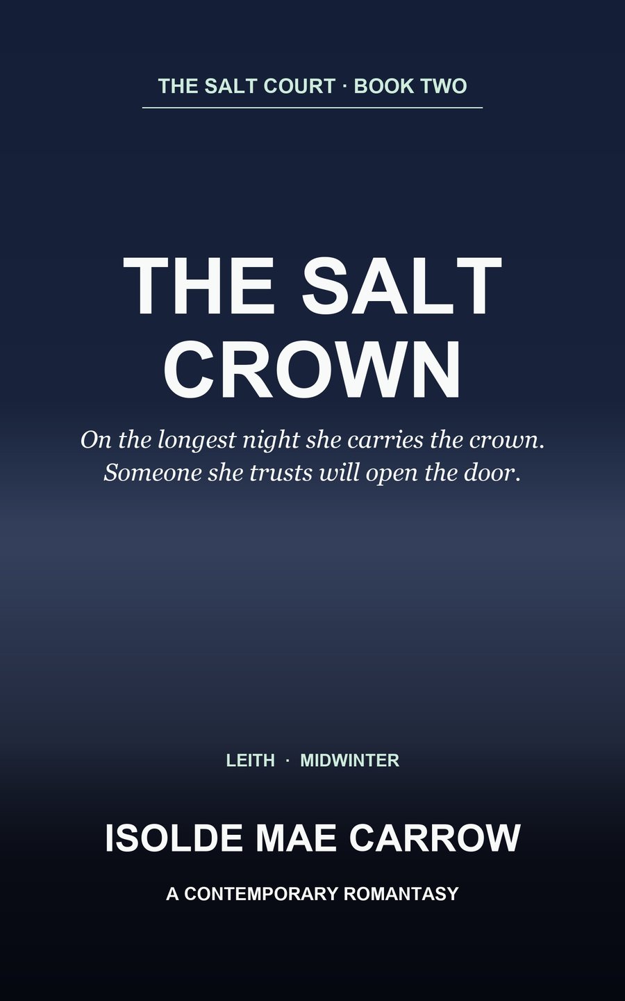Cover of The Salt Crown by Isolde Mae Carrow